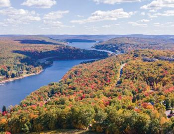 Fall Drone of Deep Creek Lake
