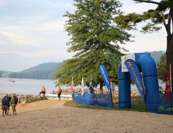 Starting Line of SavageMan Triathlon at Deep Creek Lake