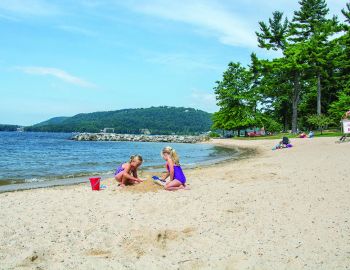 Girls on Deep Creek Lake State Park Beach