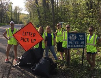 Trash Pickup at Deep Creek Lake