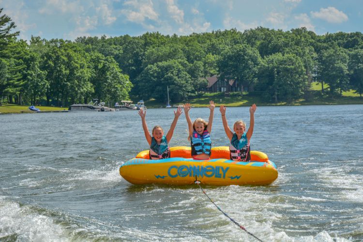 Tubing on Deep Creek Lake