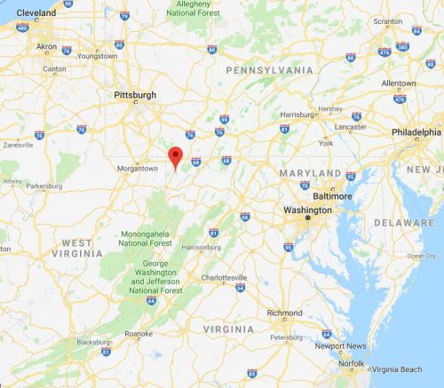 Map Location of Deep Creek Lake 