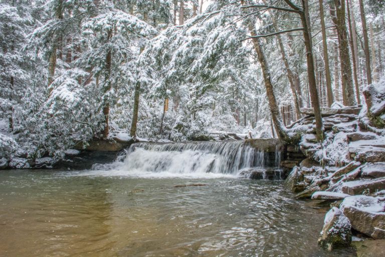 Waterfall at Swallow Falls State Park