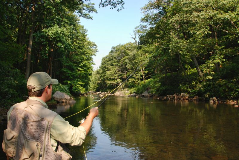 Fishing near Deep Creek Lake