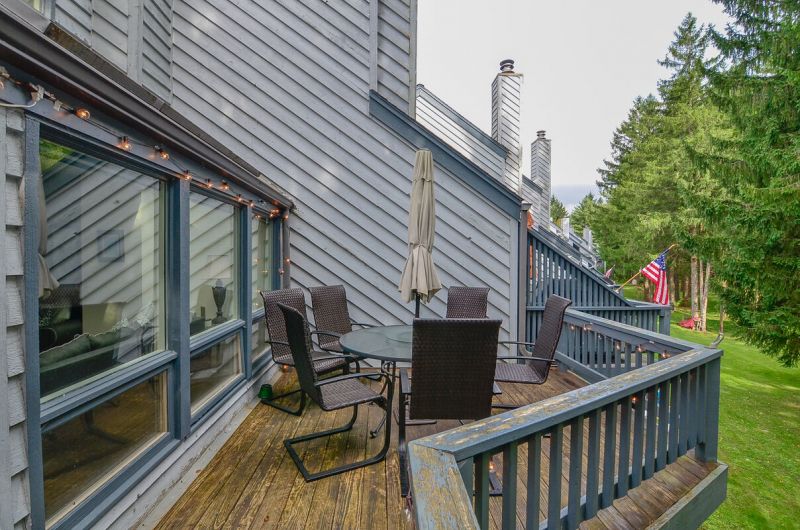 Deck at Bare Necessities Deep Creek Lake